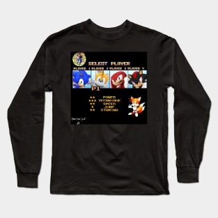 Streets of Rage x Sonic the Hedgehog (Tails) Long Sleeve T-Shirt